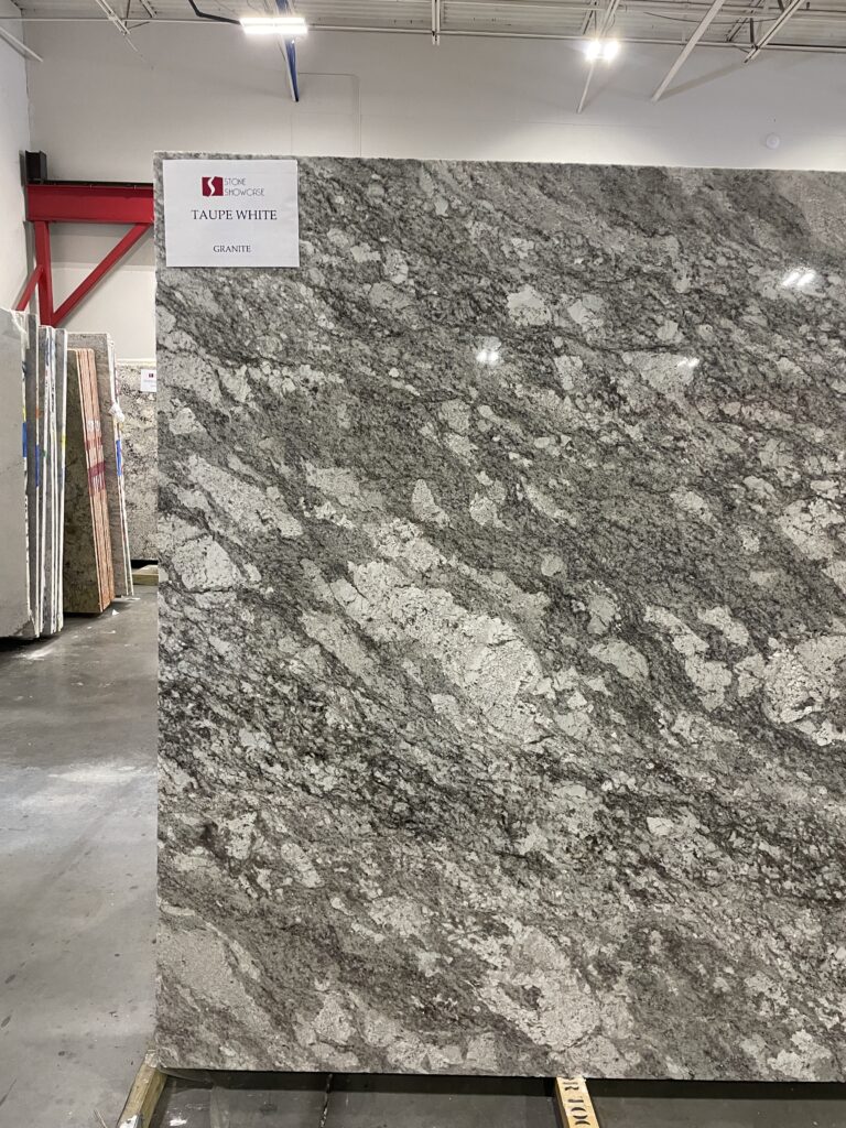 Taupe White Granite from Stone Showcase 